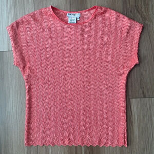 Vintage Lana Lee Plisse Textured Top